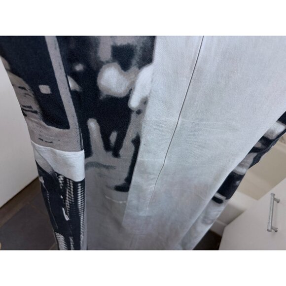 Akris Vivian Maier Camera Dress Black Gray Photo Realistic Trompe l'Oeil 10 - Picture 12 of 16